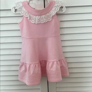 Pink Ruffled Kids Dress